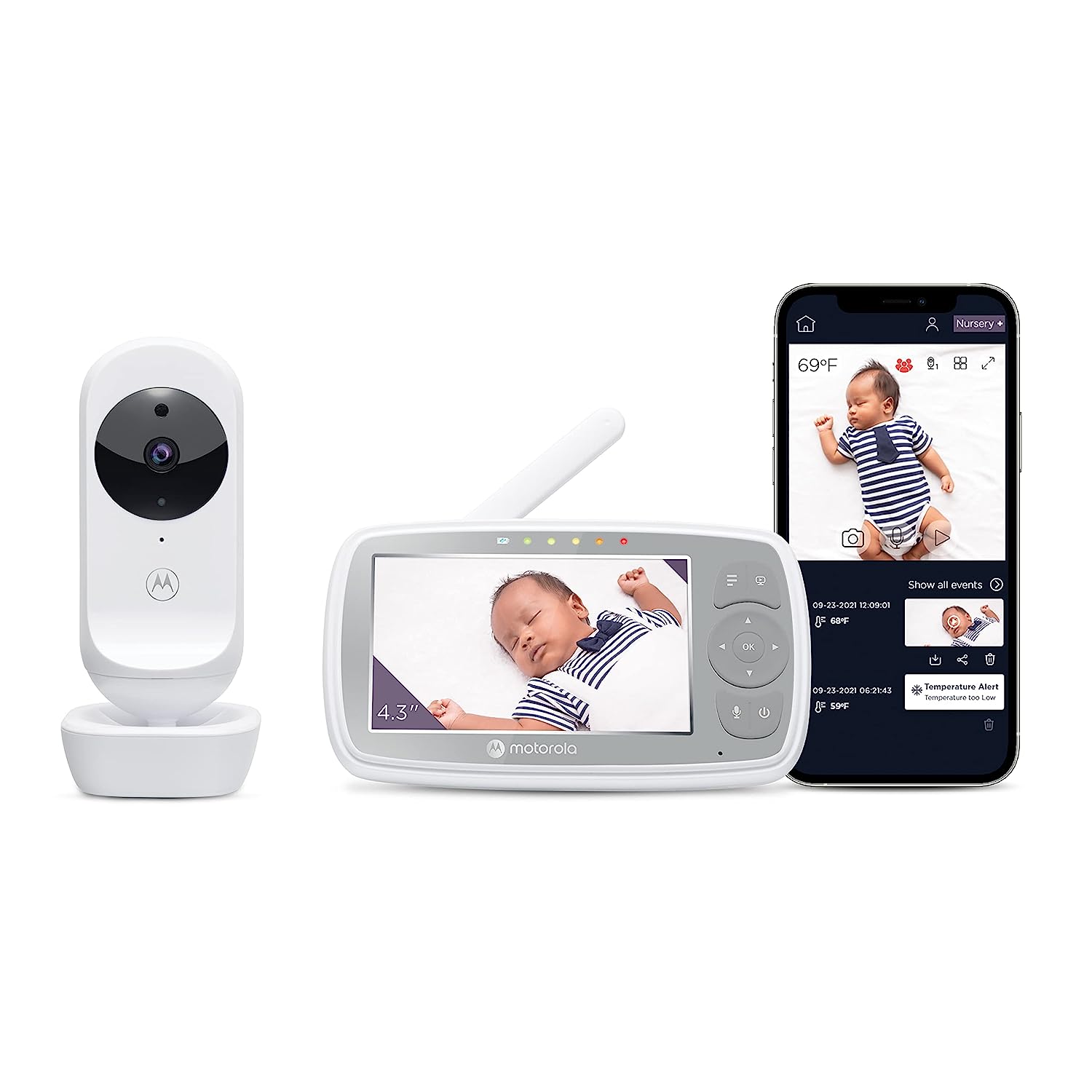 Motorola Baby Monitor VM44 - WiFi Video Baby Monitor [...]