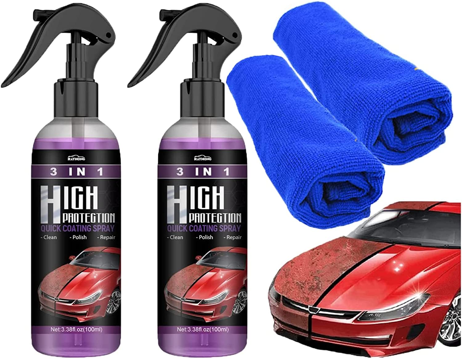 3 in 1 High Protection Fast Car Ceramic Coating Spray, [...]