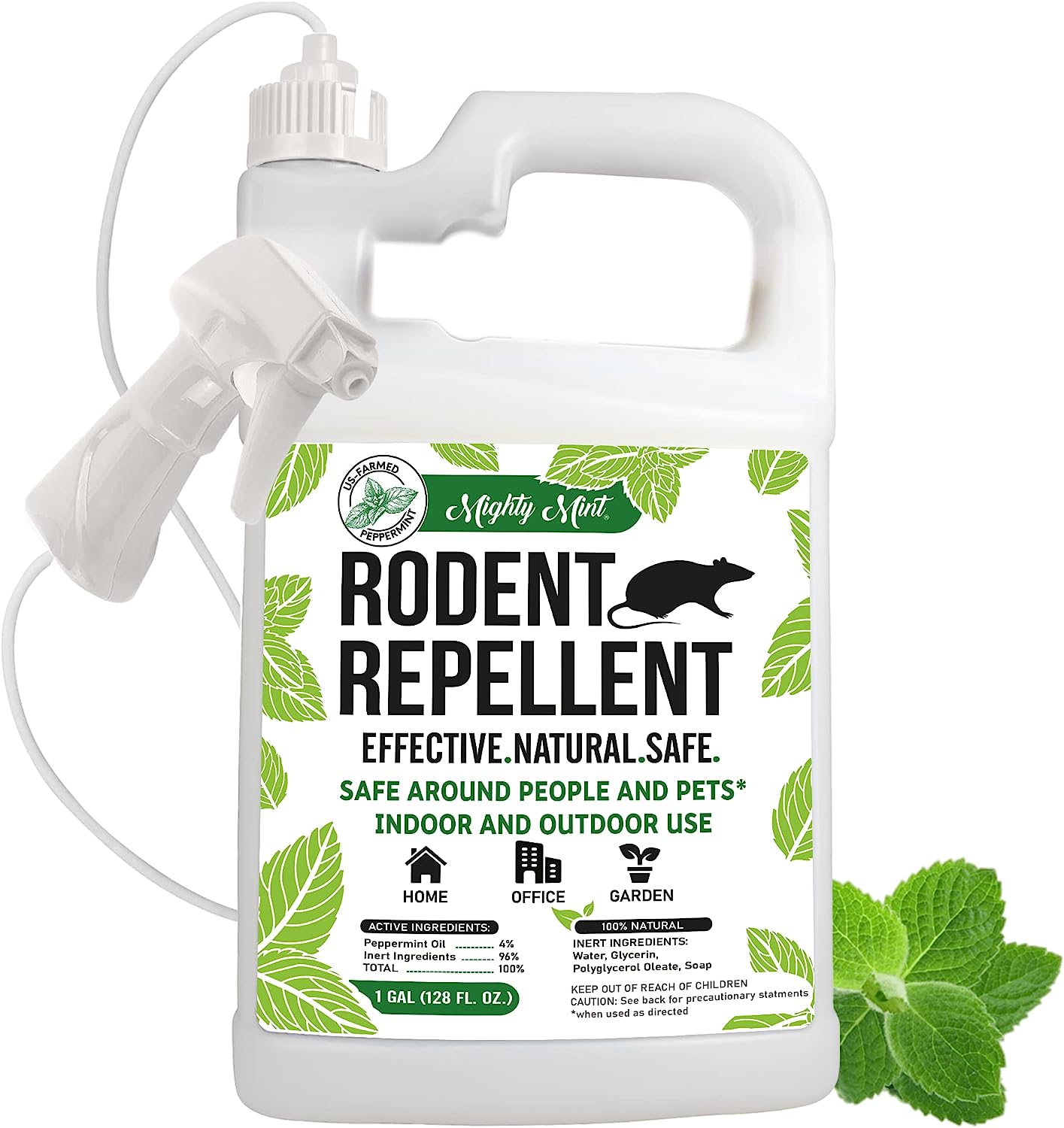 Mighty Mint Gallon (128 oz) Rodent Natural Peppermint [...]