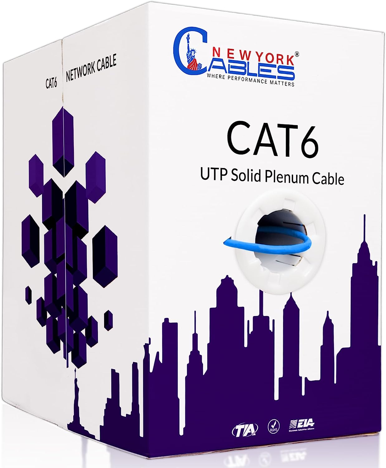 NewYork Cables CAT6 Plenum Cable 1000ft (CMP) | Easy [...]