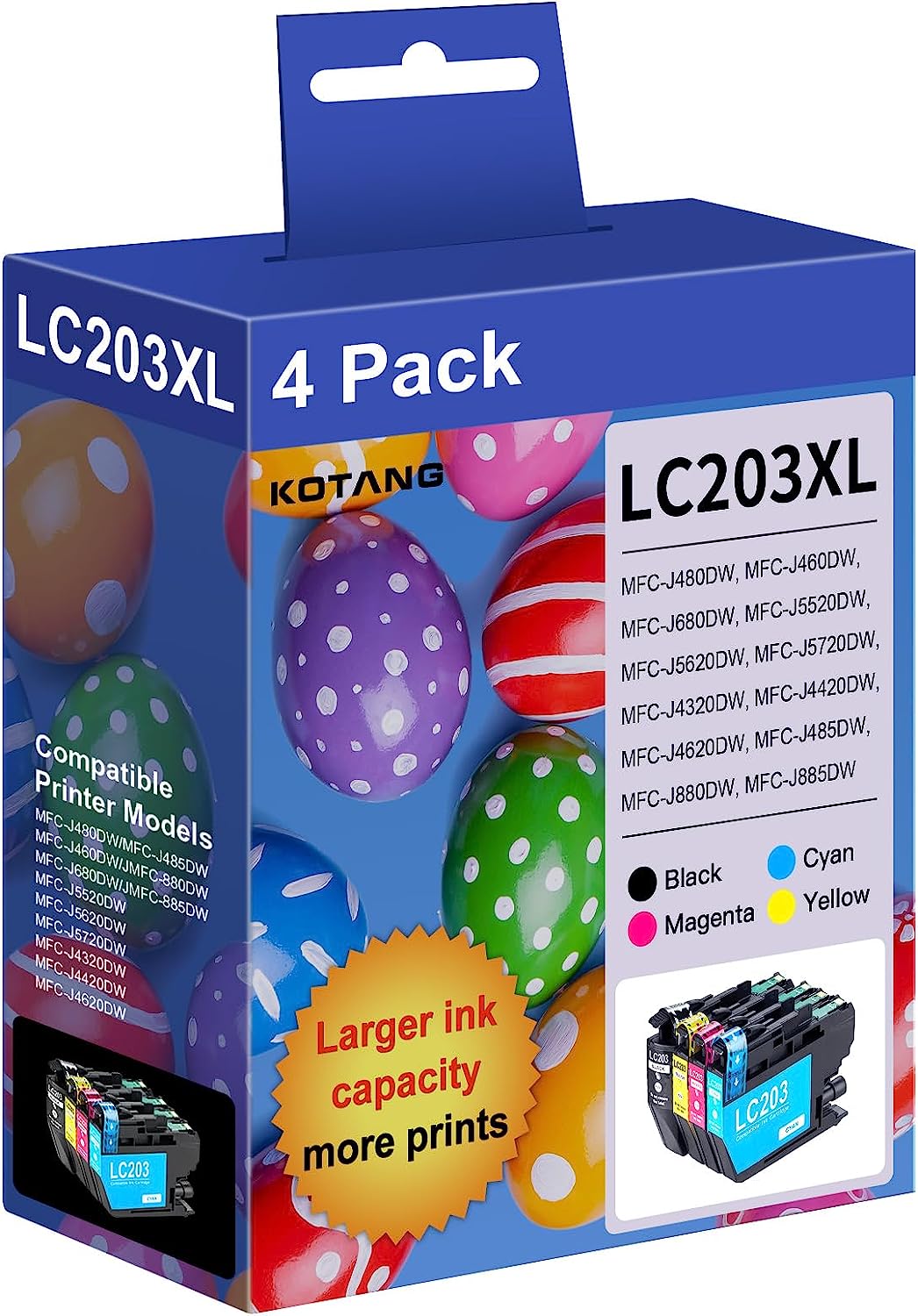 LC203 LC201 Ink Cartridges Compatible for Brother [...]