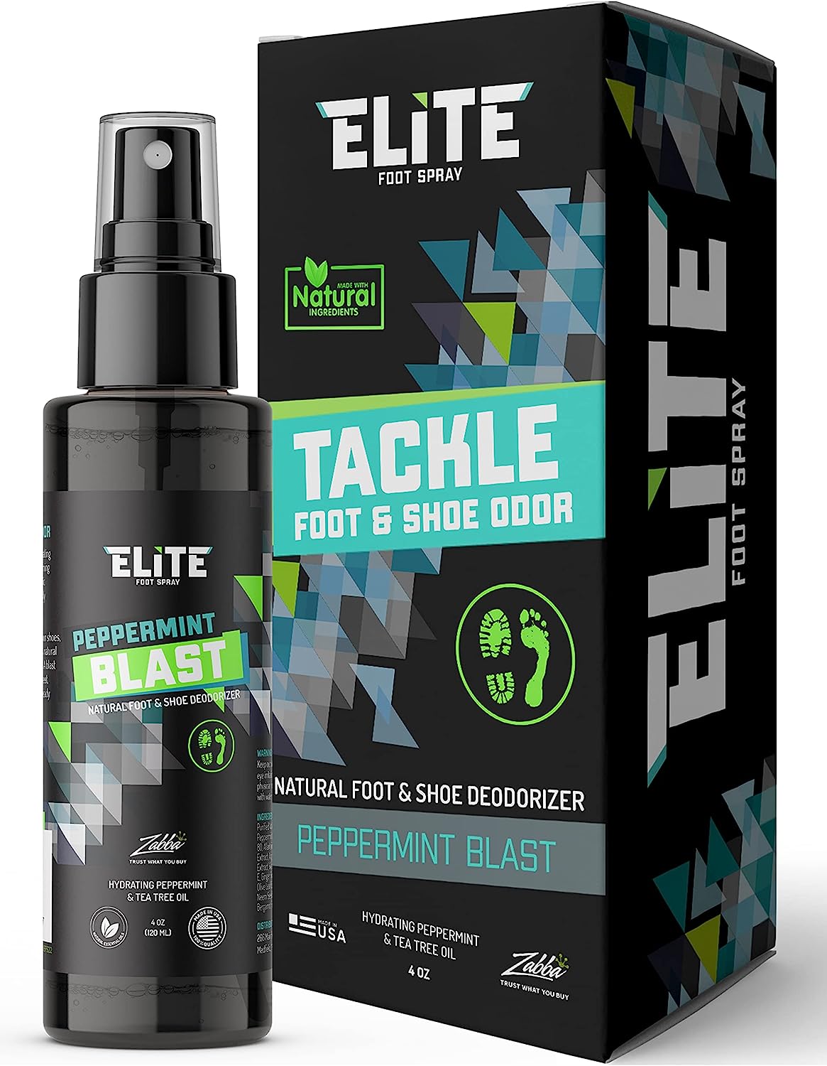 Elite Sportz Shoe Deodorizer - 4 oz Foot Spray and [...]