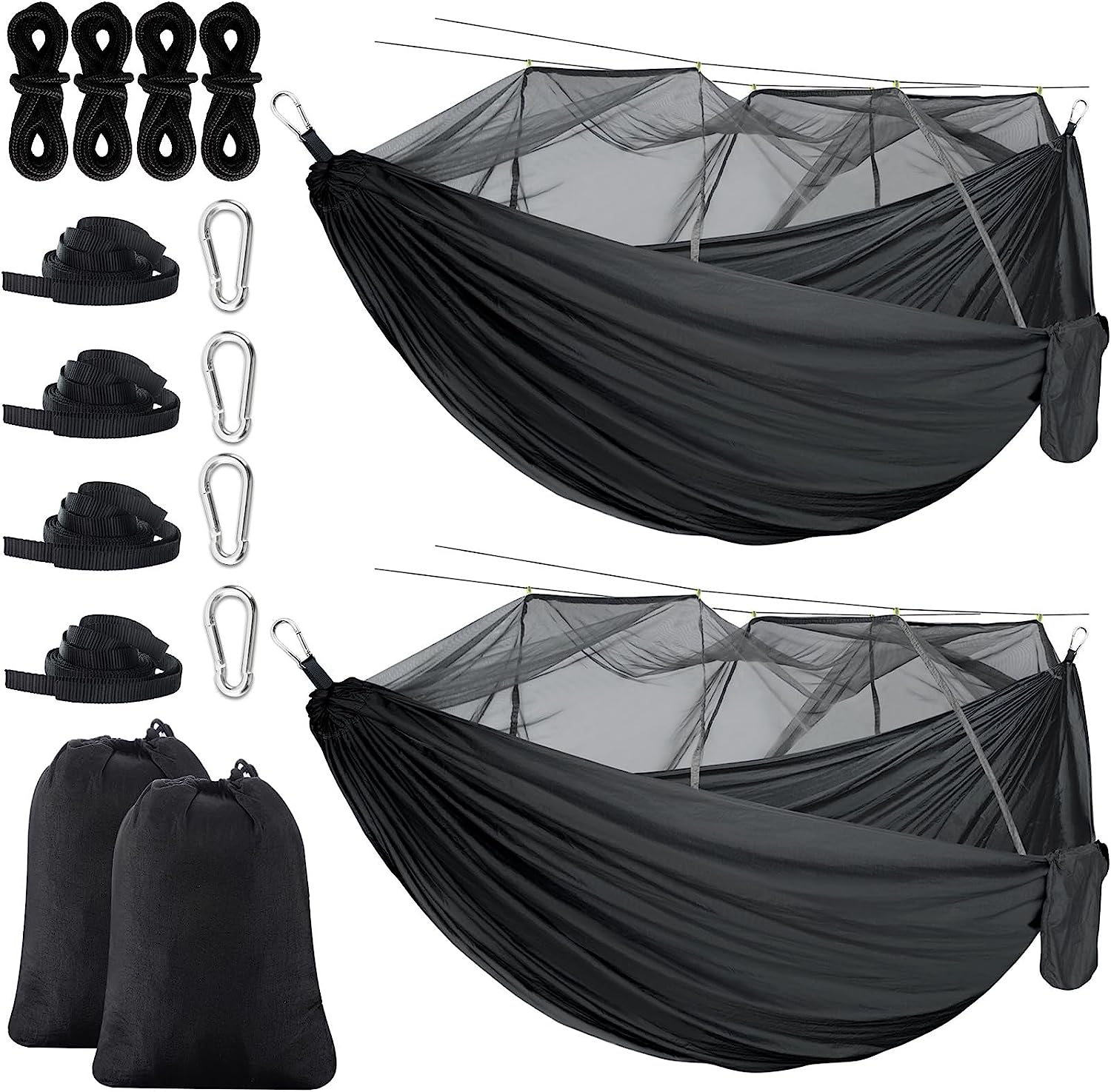 Panelee 2 Pcs Camping Hammock with Mosquito Net [...]