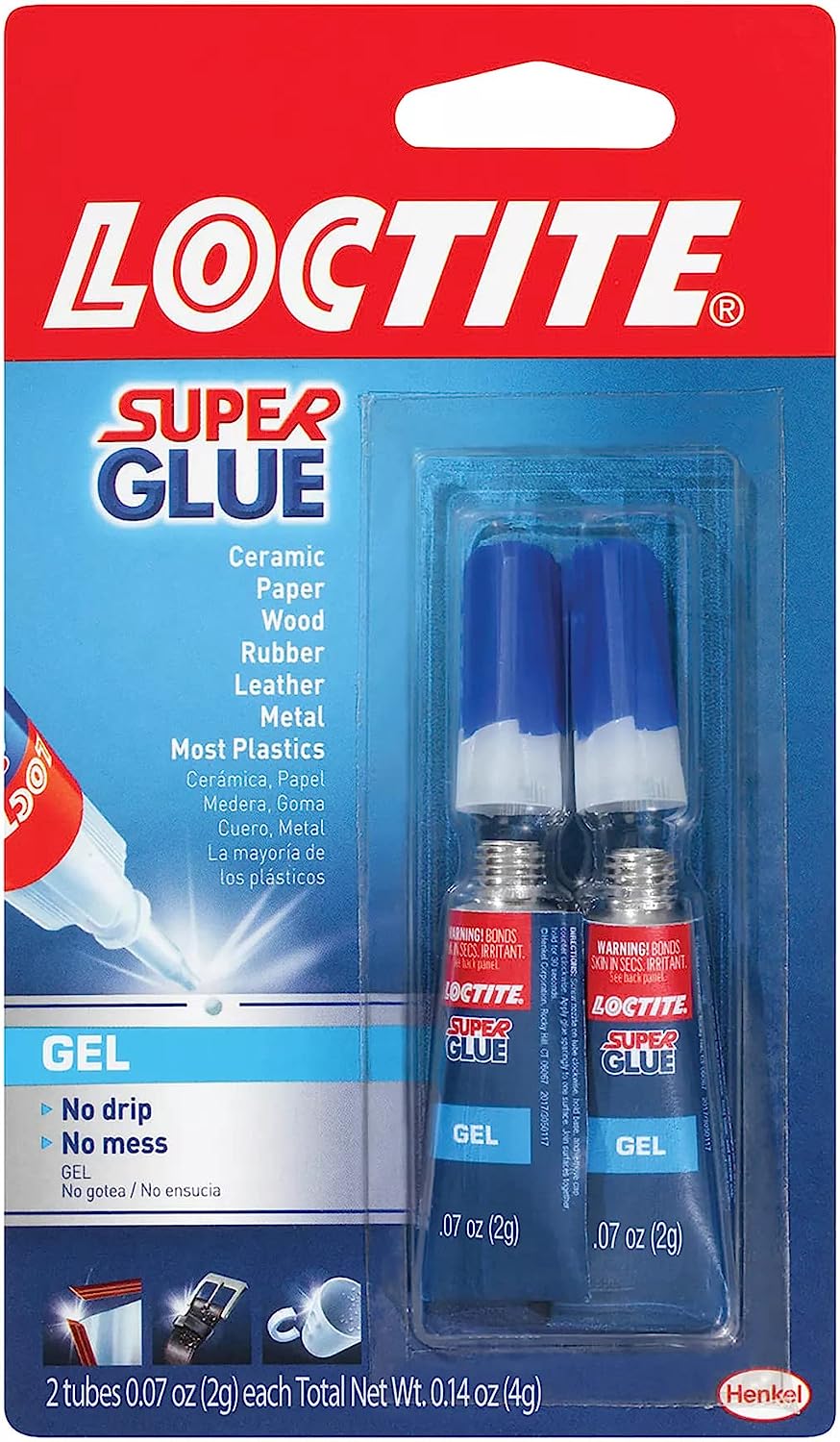 Loctite Super Glue Gel Tube, Clear Superglue for [...]