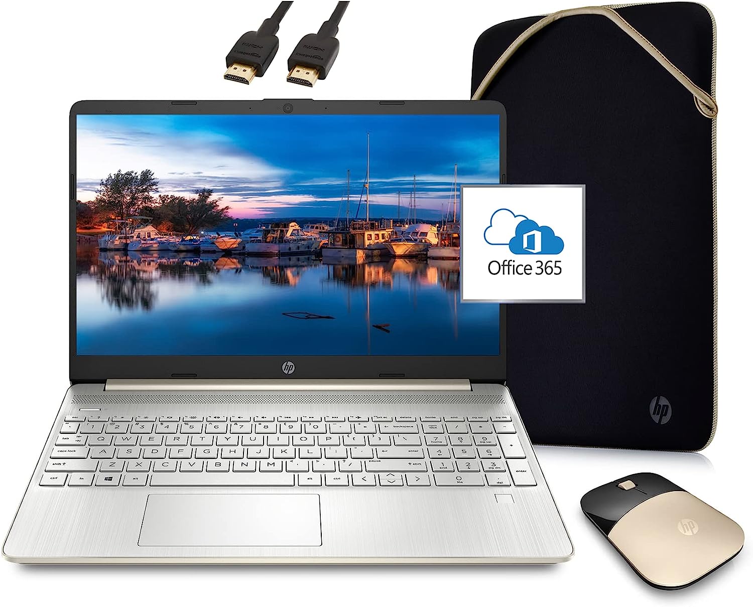 HP 2022 Newest Laptop with Microsoft Office Included [...]