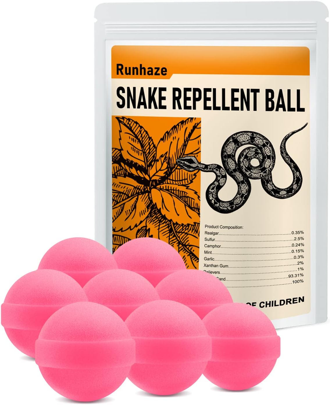 runhaze 8 Packs Snake Away Repellent for Yard Powerful [...]