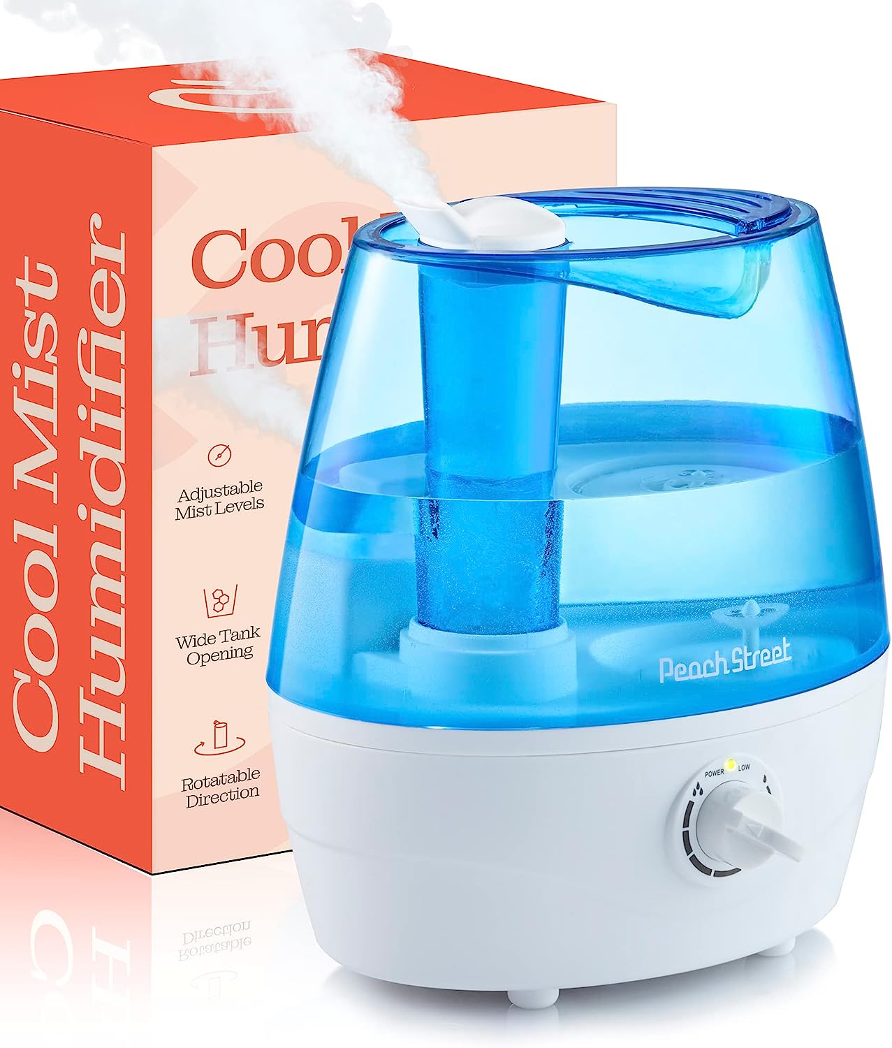 Cool Mist Humidifiers for Bedroom - 2.2L Water Tank, [...]