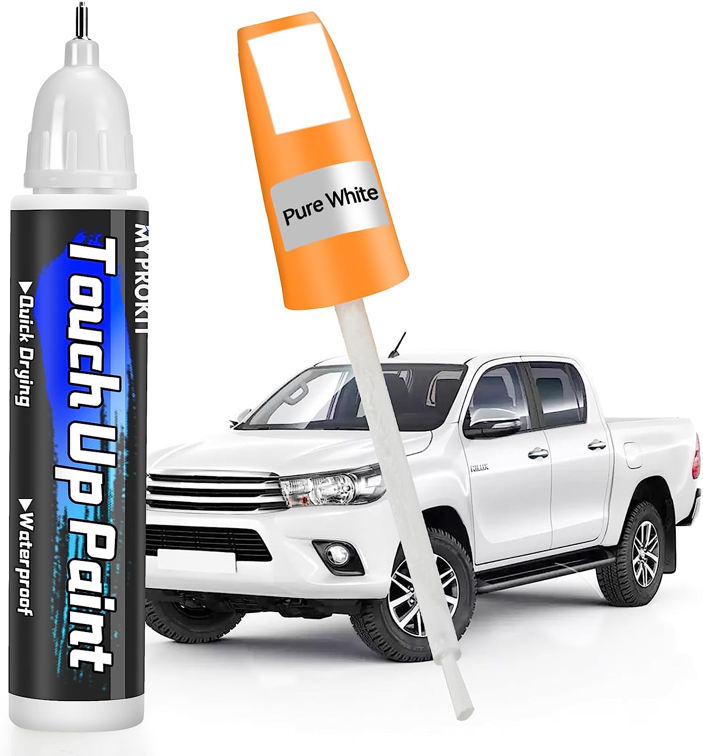 MYPROKIT Touch Up Paint for Cars, White Car Scratch [...]