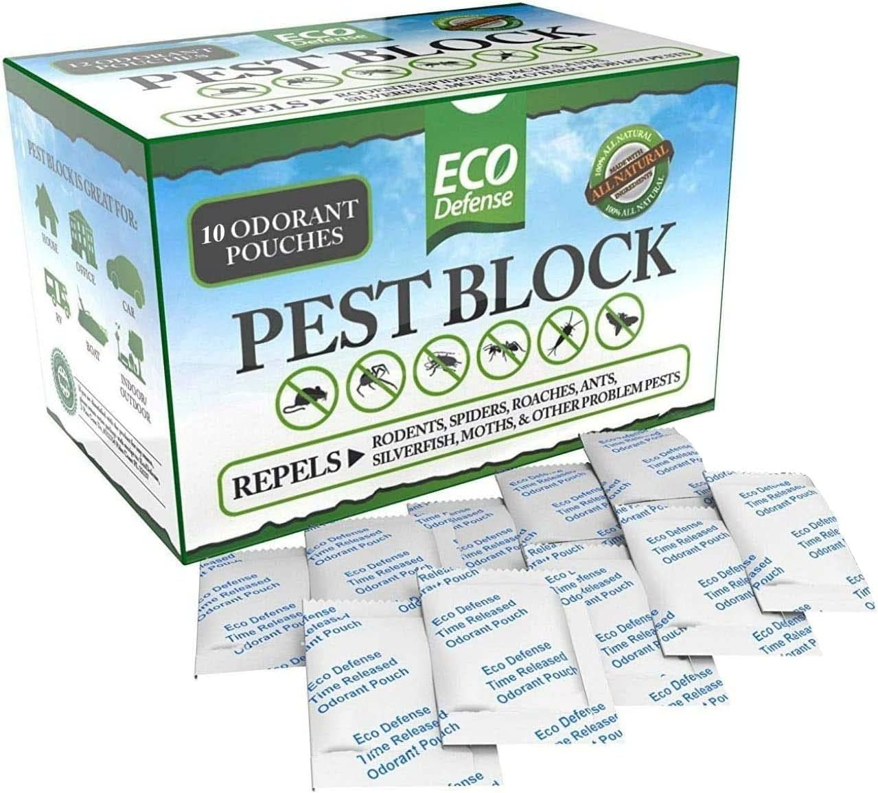 Eco Defense Pest Control Pouches - All Natural - [...]