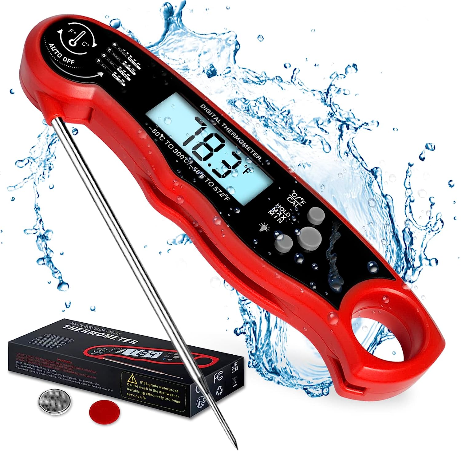 Meat Thermometer Digital for Cooking and Grilling, [...]