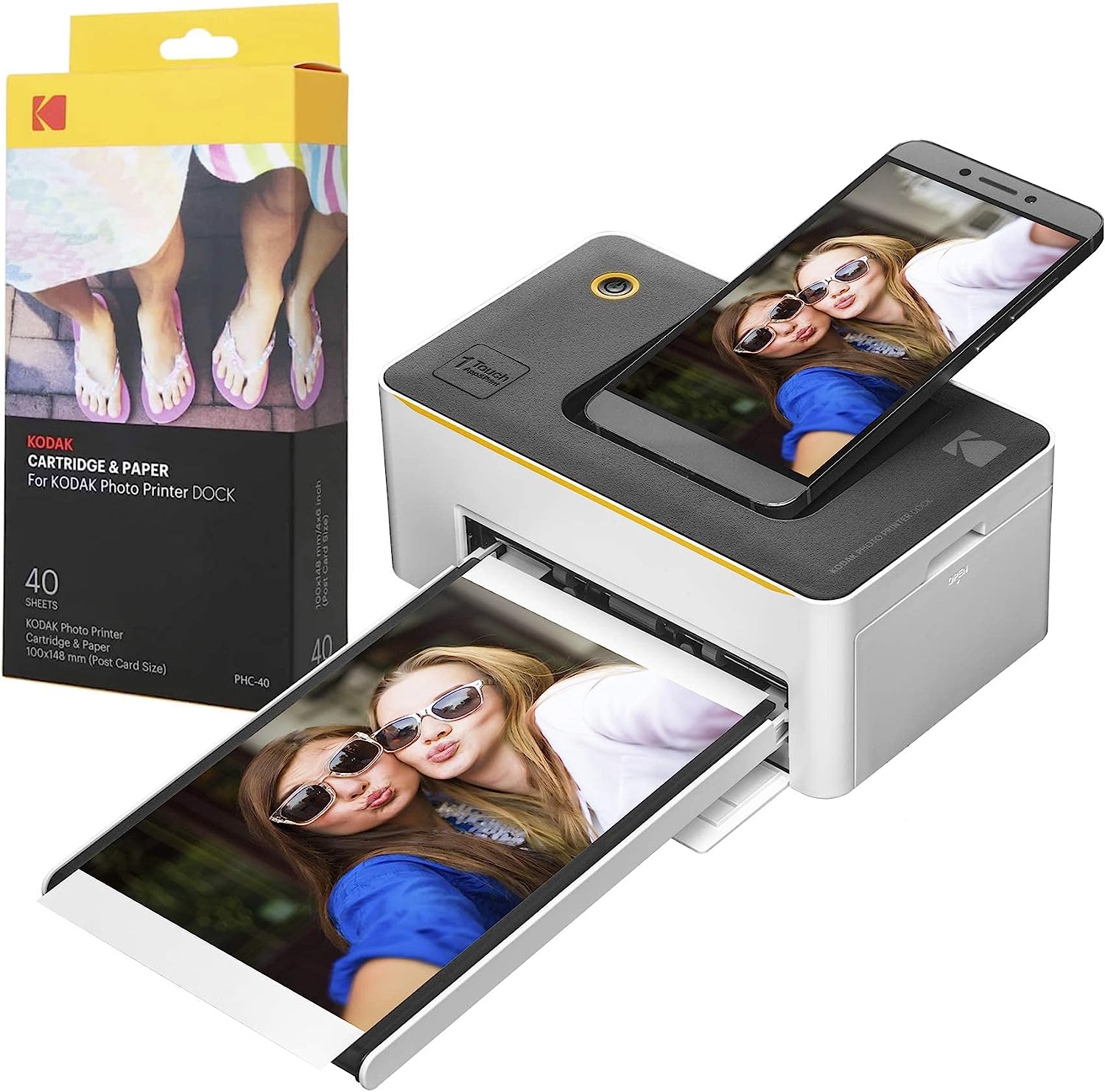 KODAK Dock Premium 4x6” Portable Instant Photo Printer [...]