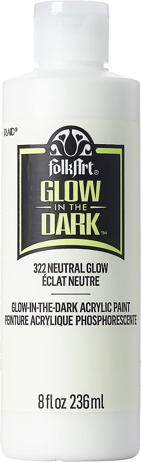 FolkArt glow in the dark Acrylic paint, 8 oz, Neutral [...]