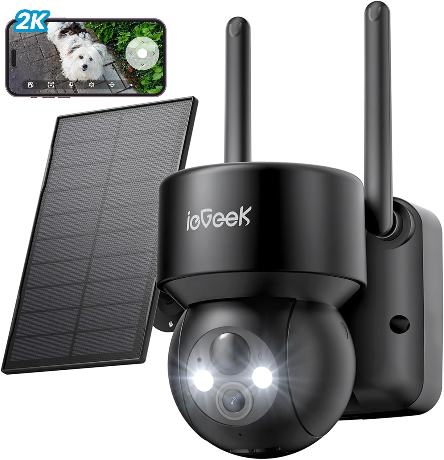 ieGeek Security Cameras Wireless Outdoor - Smart 2K [...]