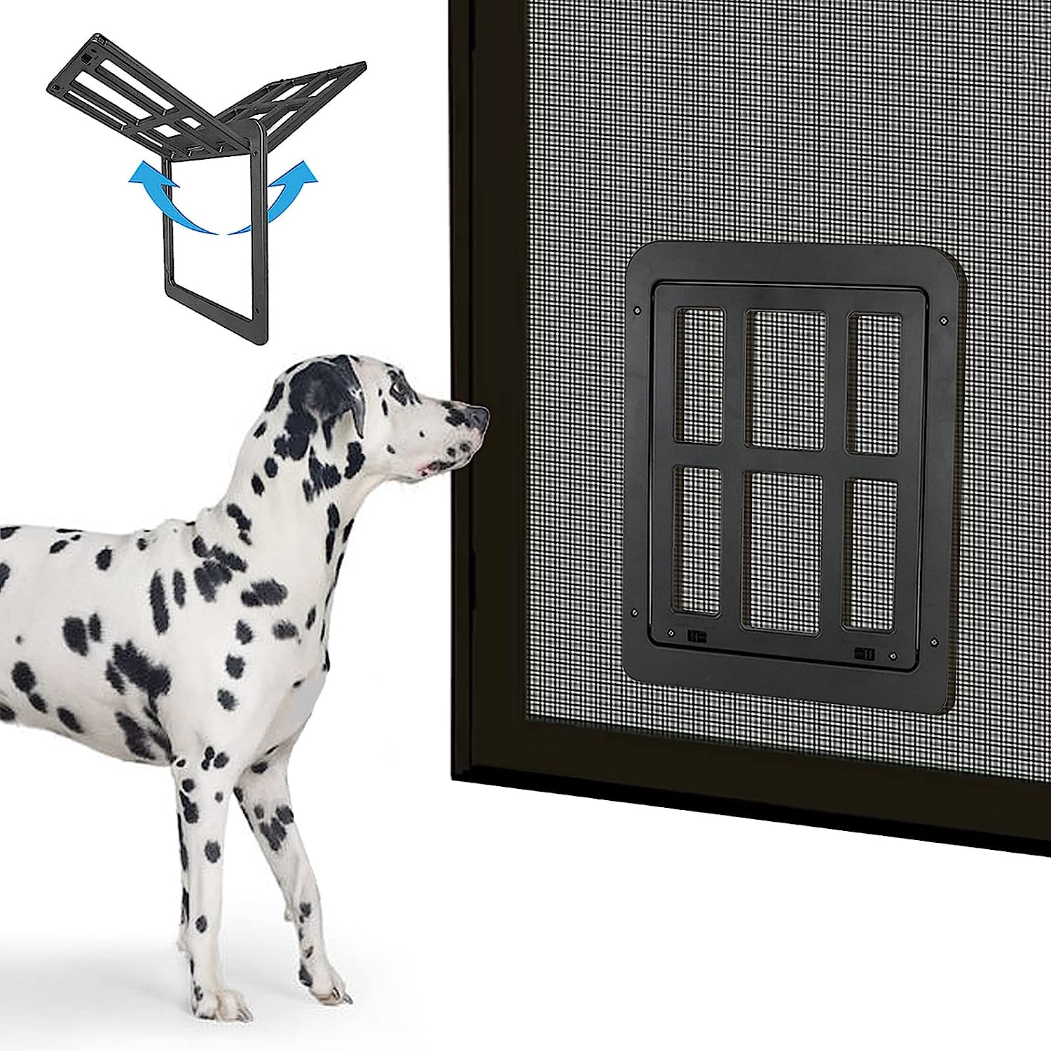 Pet Dog Screen Door Doggy Door with Magnetic Flap [...]