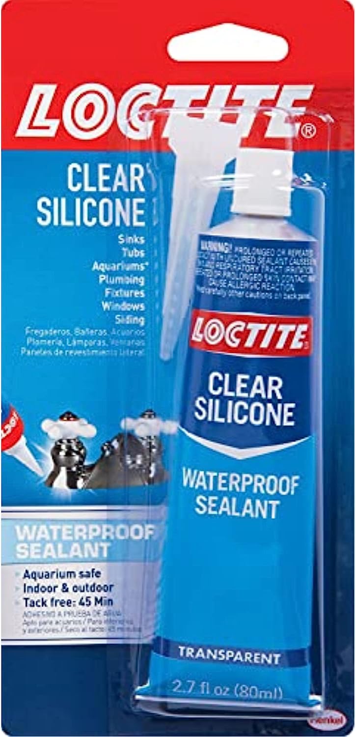 Loctite 908570 2.7 oz Tub Clear Silicone Waterproof [...]