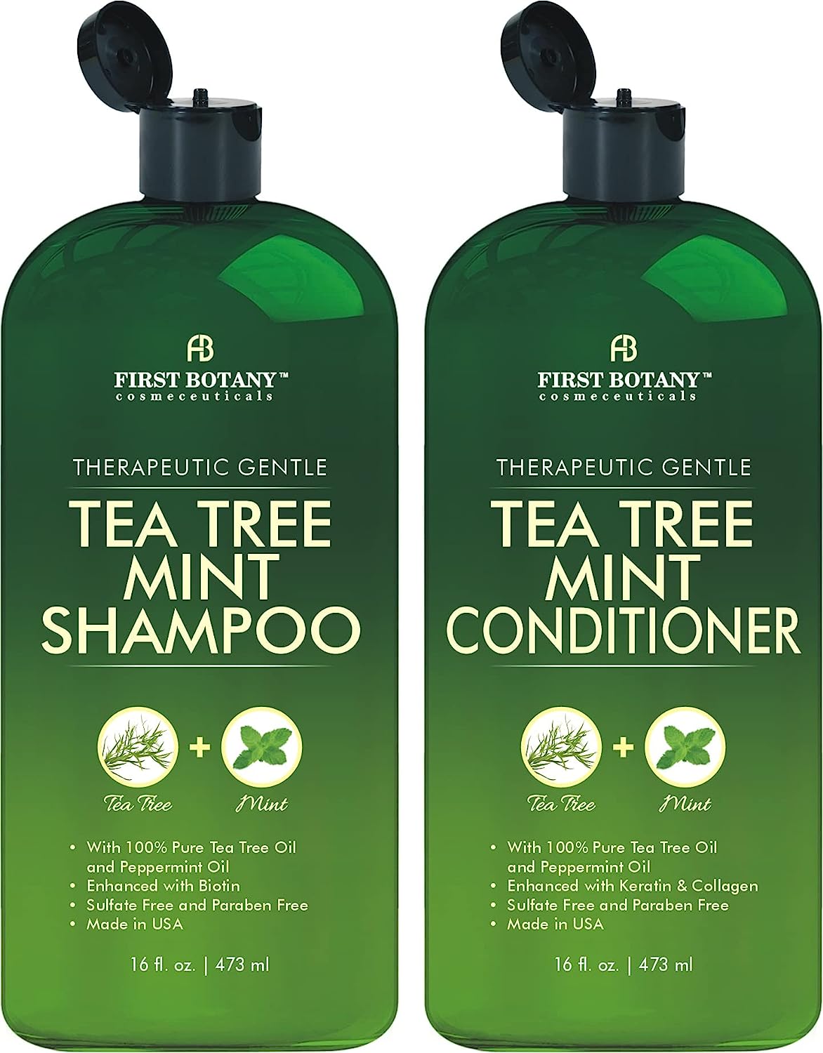 Tea Tree Mint Shampoo and Conditioner - contains Pure [...]