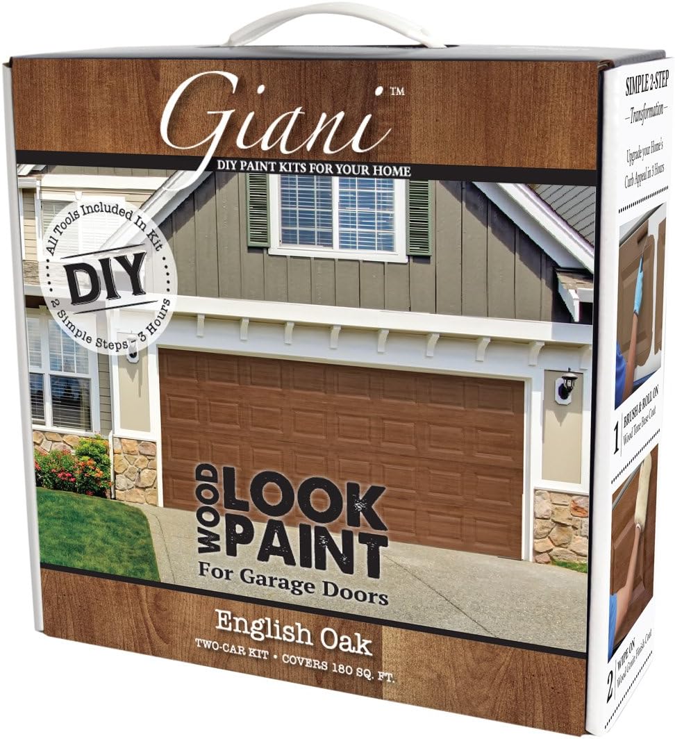 Wood Look Paint Kit for Garage Doors (English Oak), 1 [...]