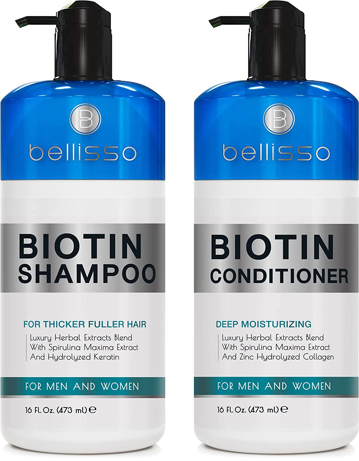 Biotin Shampoo and Conditioner Set - Sulfate and [...]
