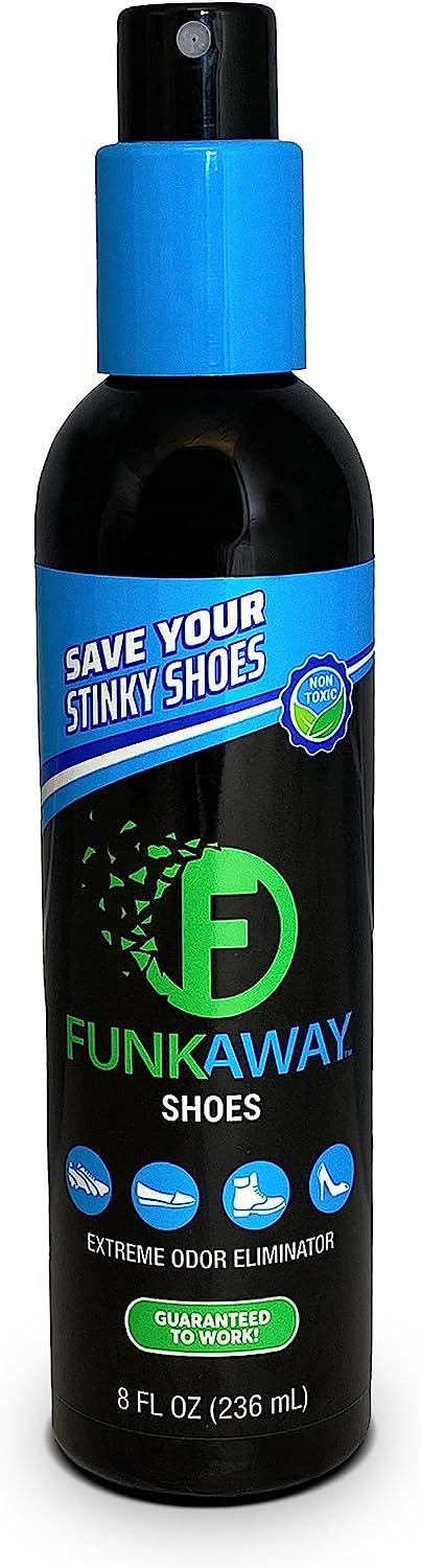 FunkAway Odor Eliminating Spray for Shoes, Skates, [...]