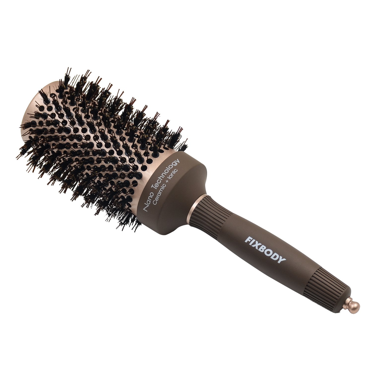 FIXBODY Boar Bristles Round Hair Brush, Nano Thermal [...]