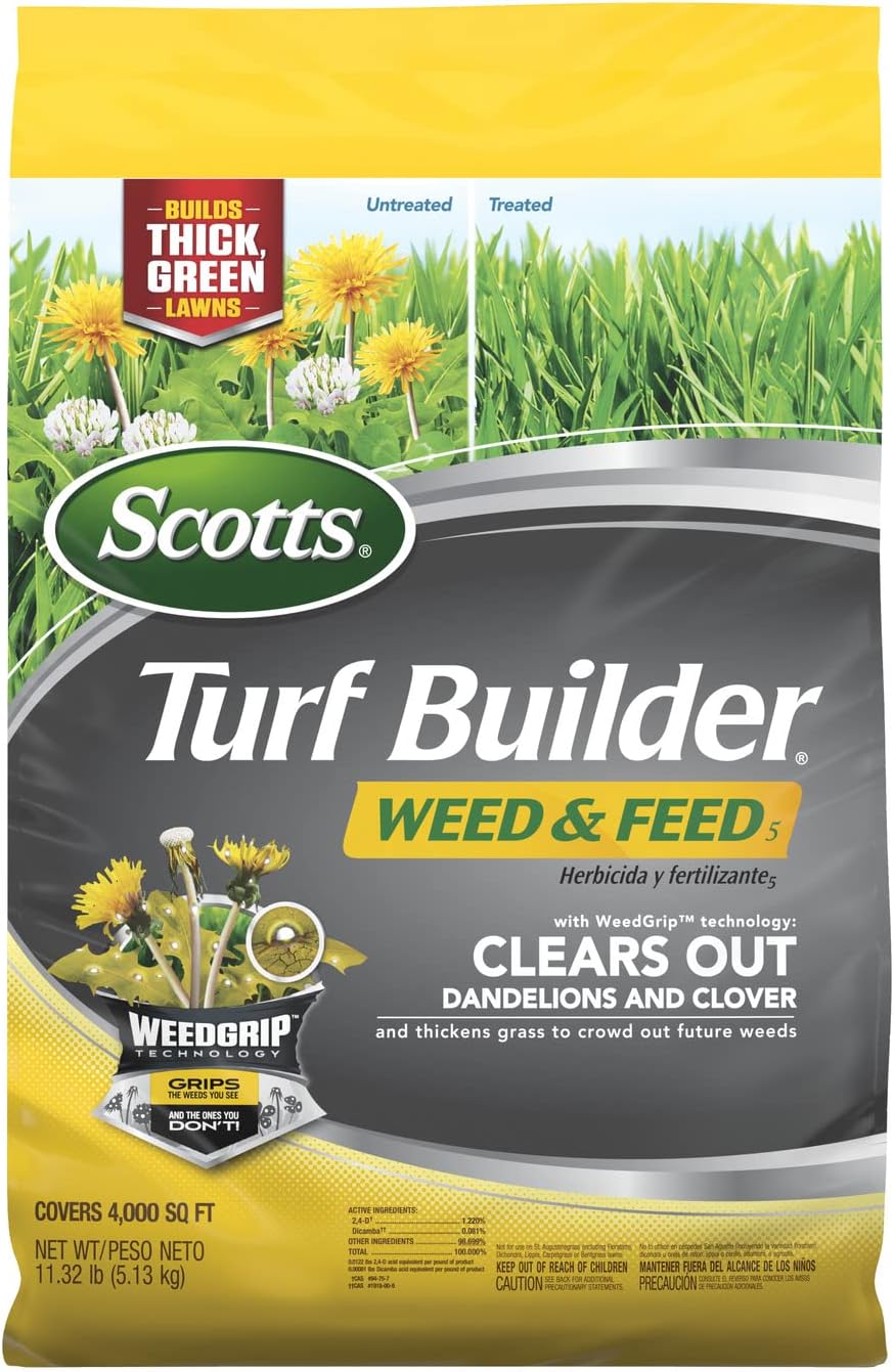 Scotts Turf Builder Weed & Feed5, Weed Killer and Lawn [...]