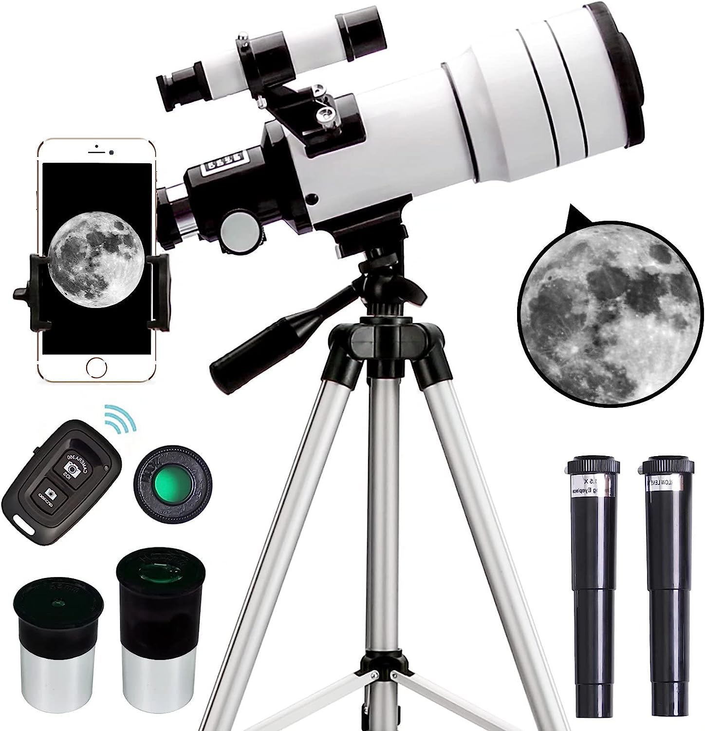 ToyerBee Telescope for Adults & Kids, 70mm Aperture [...]