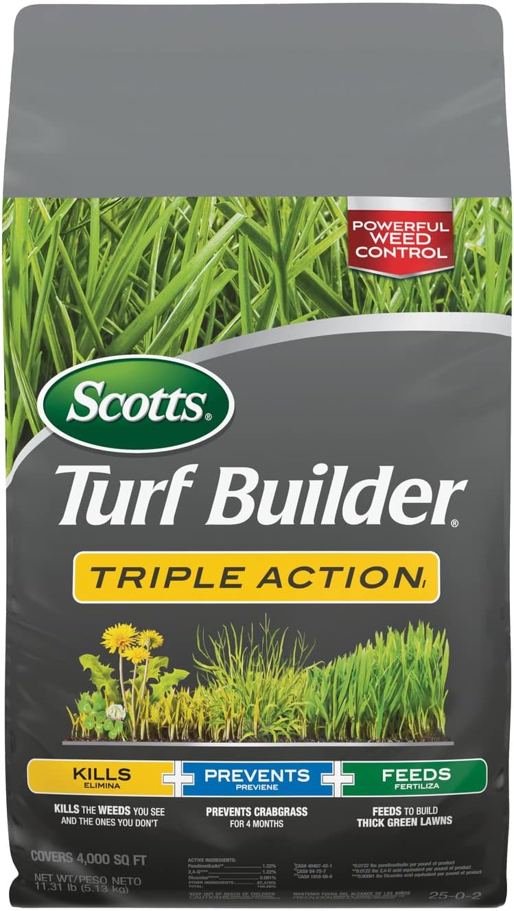 Scotts Turf Builder Triple ActionI, Weed Killer and [...]
