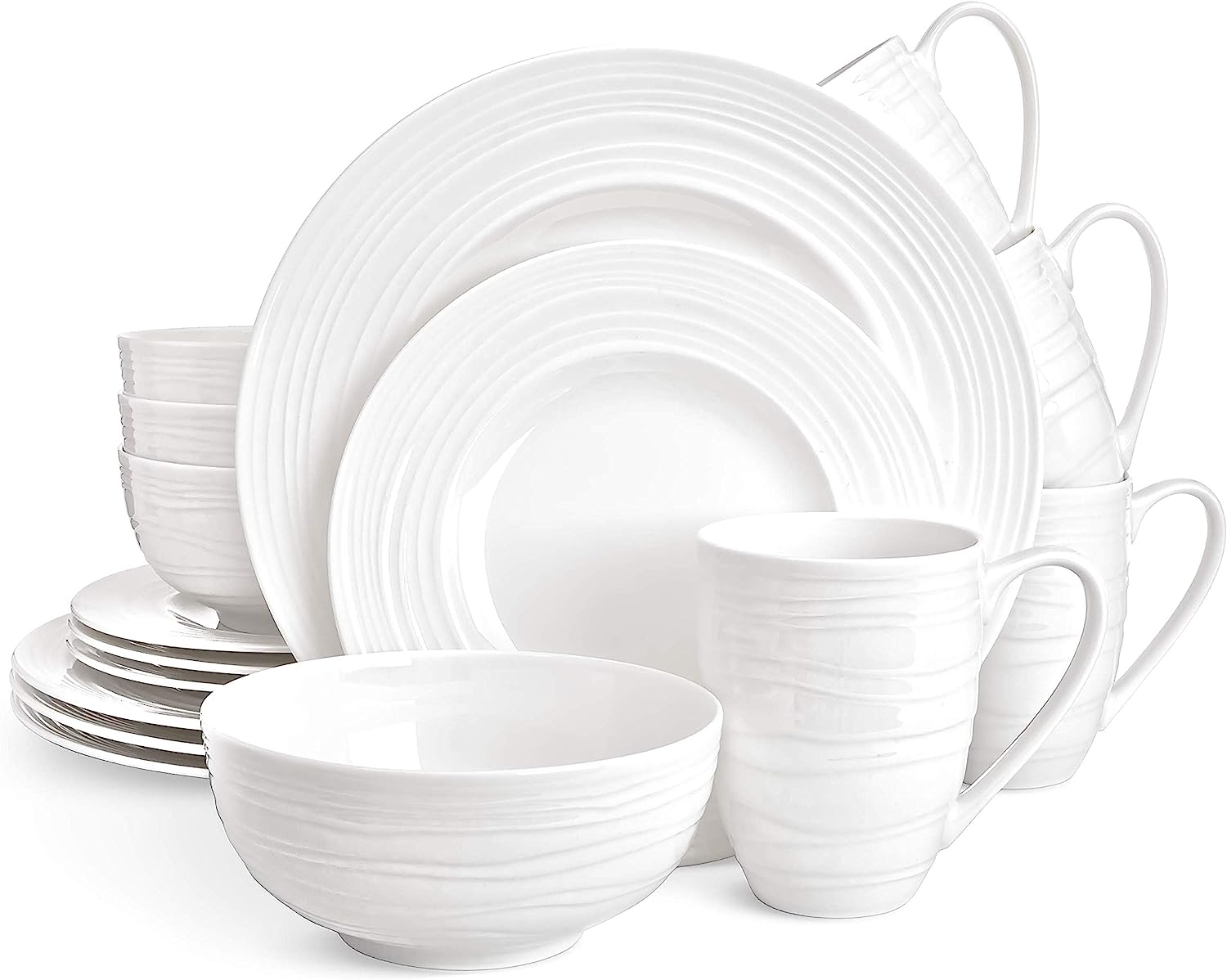 Divitis Home Infinity bone china dinnerware set 16pcs, [...]