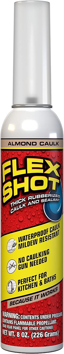 Flex Shot, 8 oz, Almond, Flexible Rubber Silicone [...]
