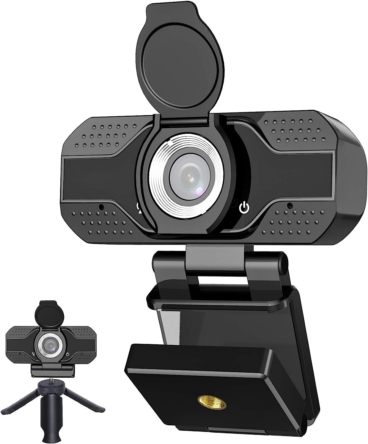 YOUPECK Webcam with Microphone for Desktop, 2021 [...]