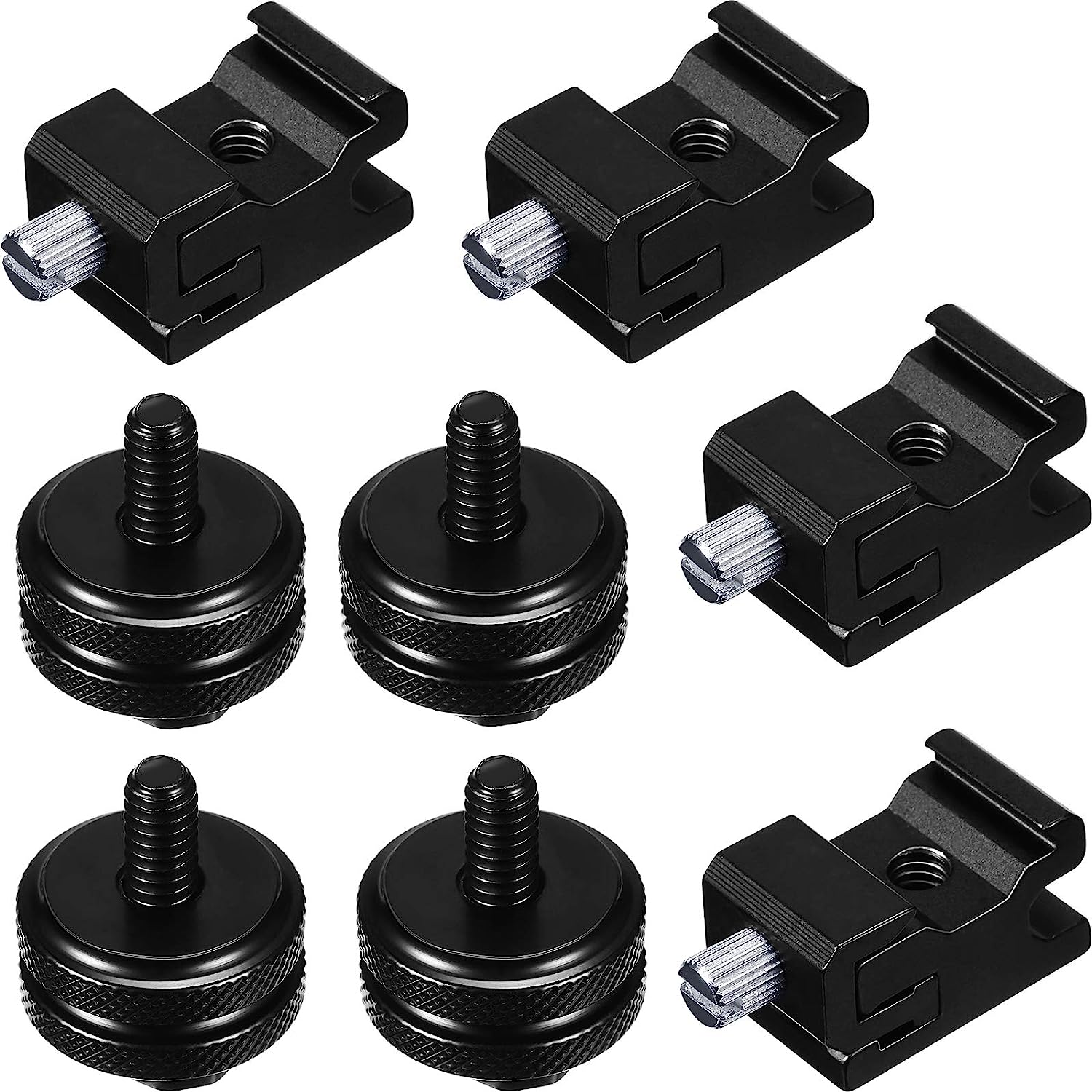 8 Pieces 1/4 Inch Cold Shoe Mount Adapter and Hot Shoe [...]