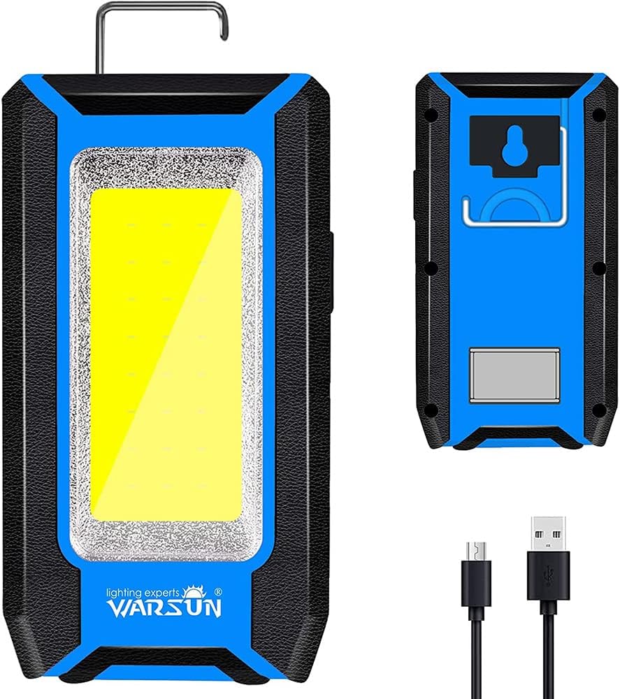 WARSUN LED Work Light Rechargeable, Magnetic COB [...]