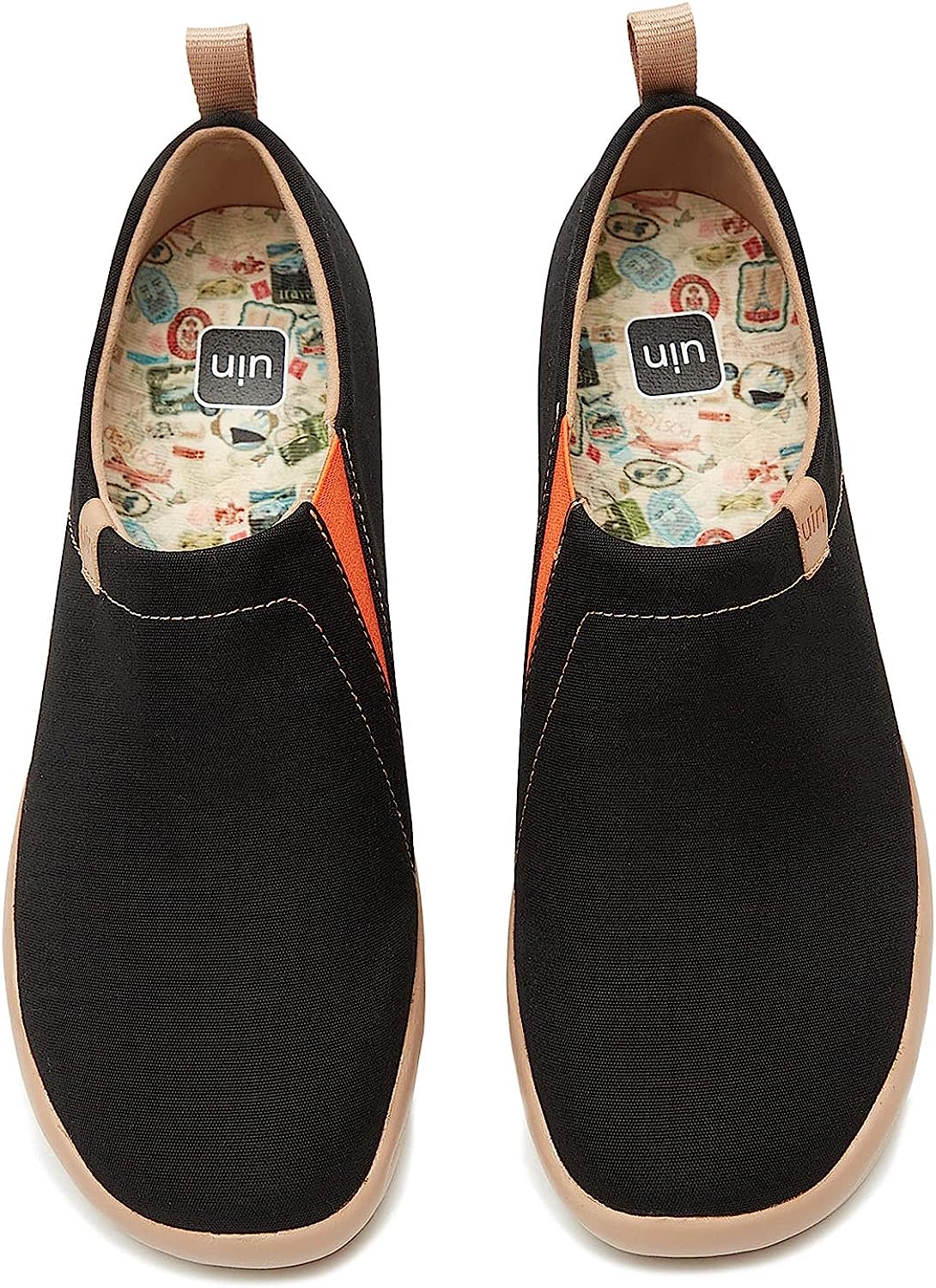 UIN Women's Walking Travel Shoes Slip On Microfiber [...]