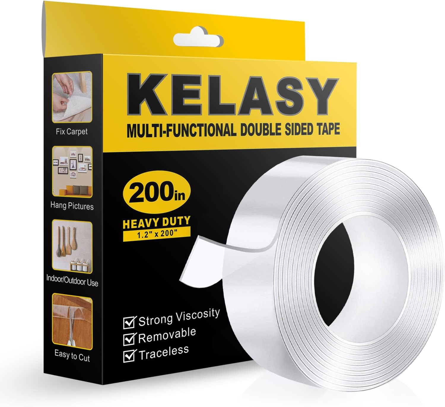 Extra Large Double Sided Tape Heavy Duty,1.2