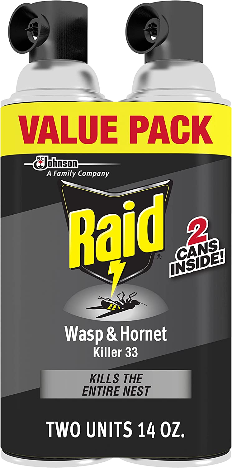 Raid Wasp & Hornet Killer Spray, Kills the entire [...]