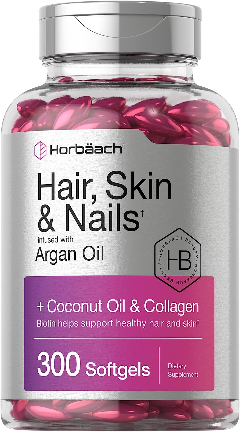 Hair Skin and Nails Vitamins | 300 Softgels | with [...]