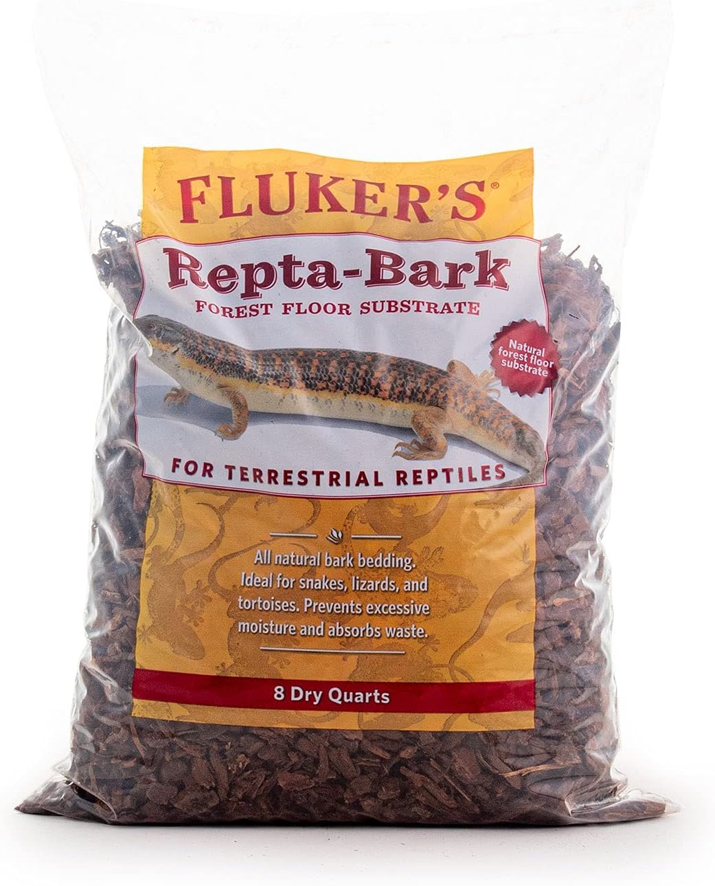 Fluker's 36005 Repta-Bark All Natural Bedding, 8-Quart