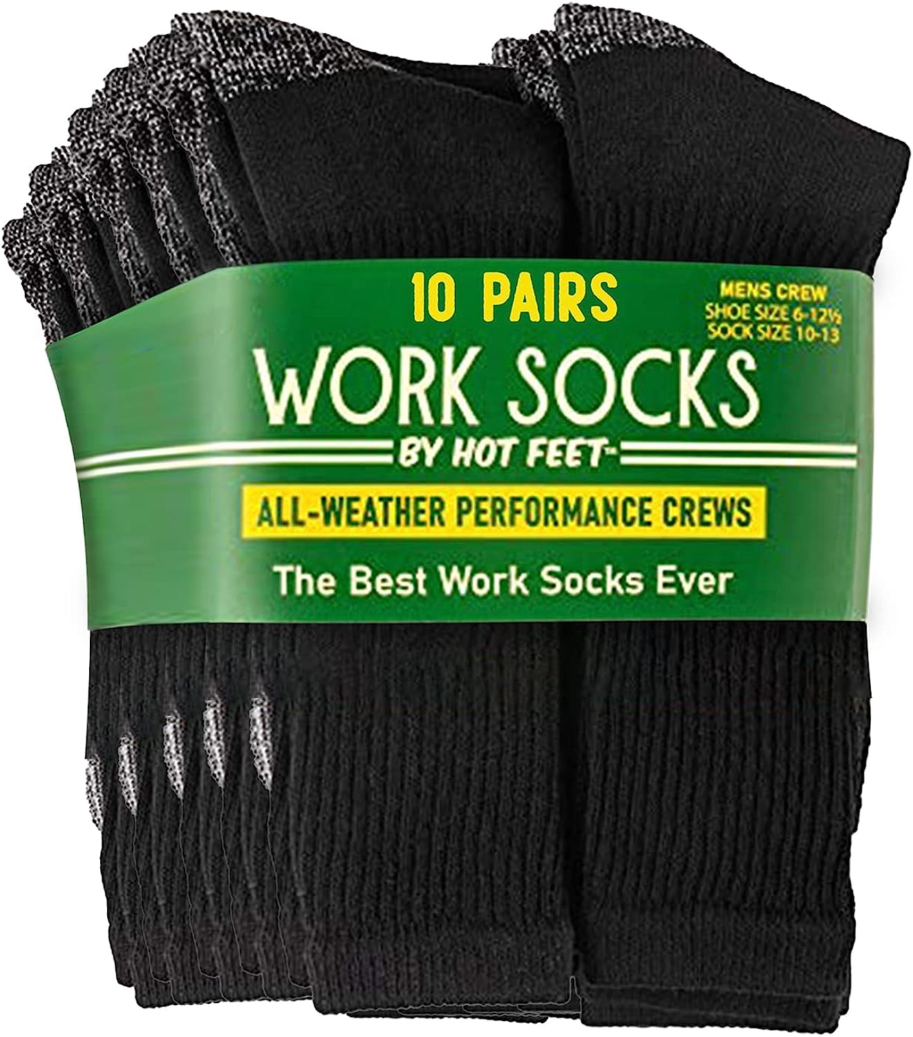 HOT FEET 10 pack Men’s Crew Work Outdoor Socks, [...]