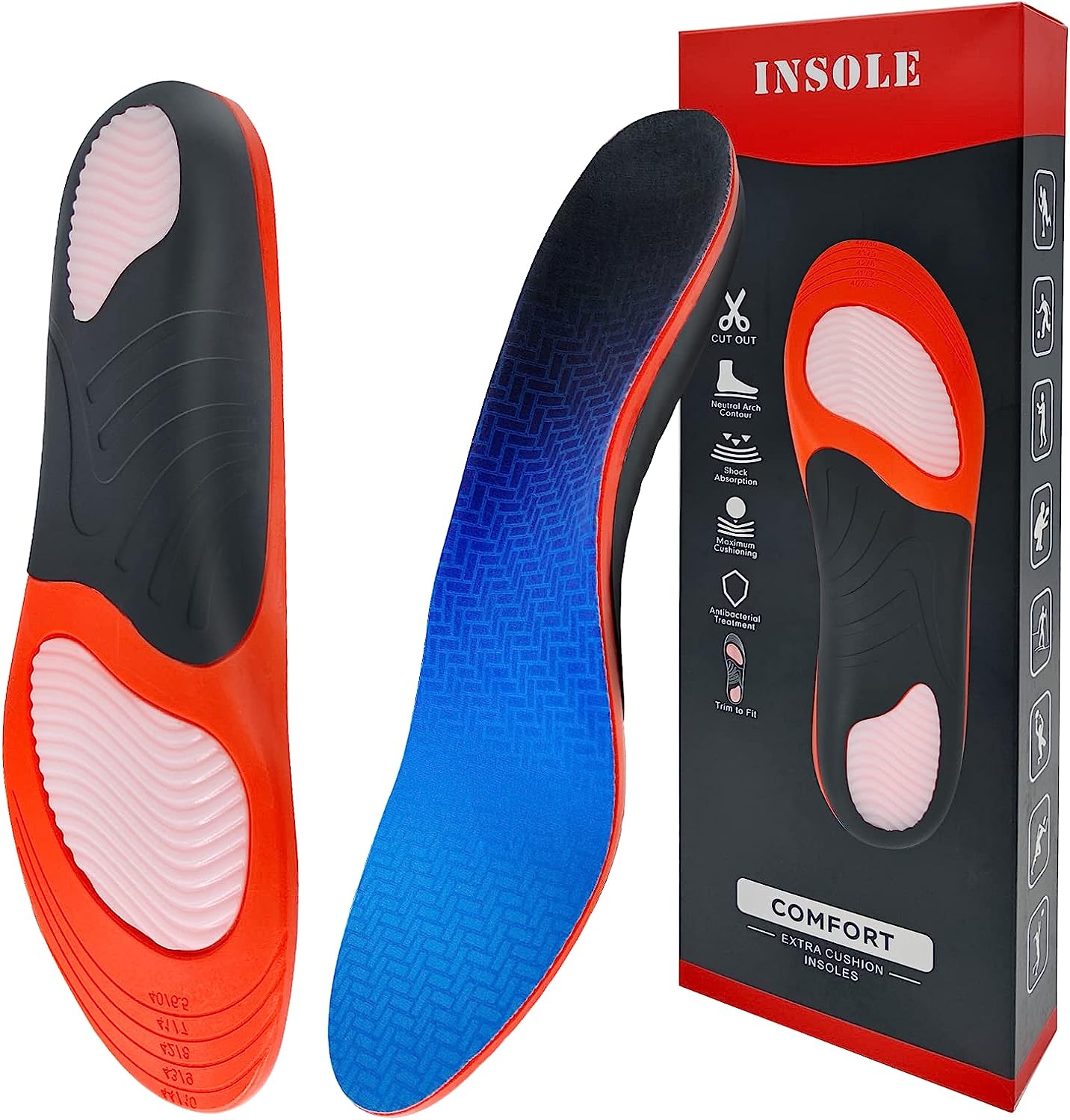 Plantar Fasciitis Relief Insoles, Arch Support Shoes [...]