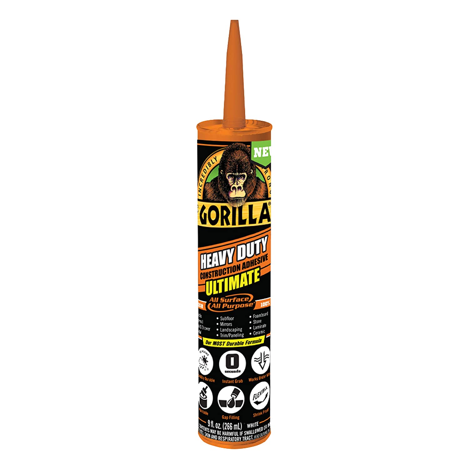 Gorilla Heavy Duty Ultimate Construction Adhesive, 9 [...]