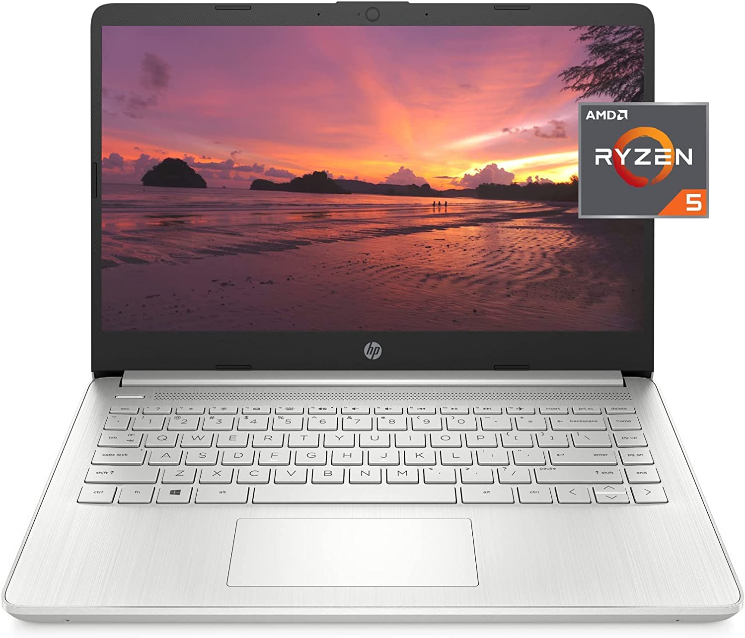 HP 2022 Newest 14 Inch FHD Laptop, AMD Ryzen 5 5500U [...]