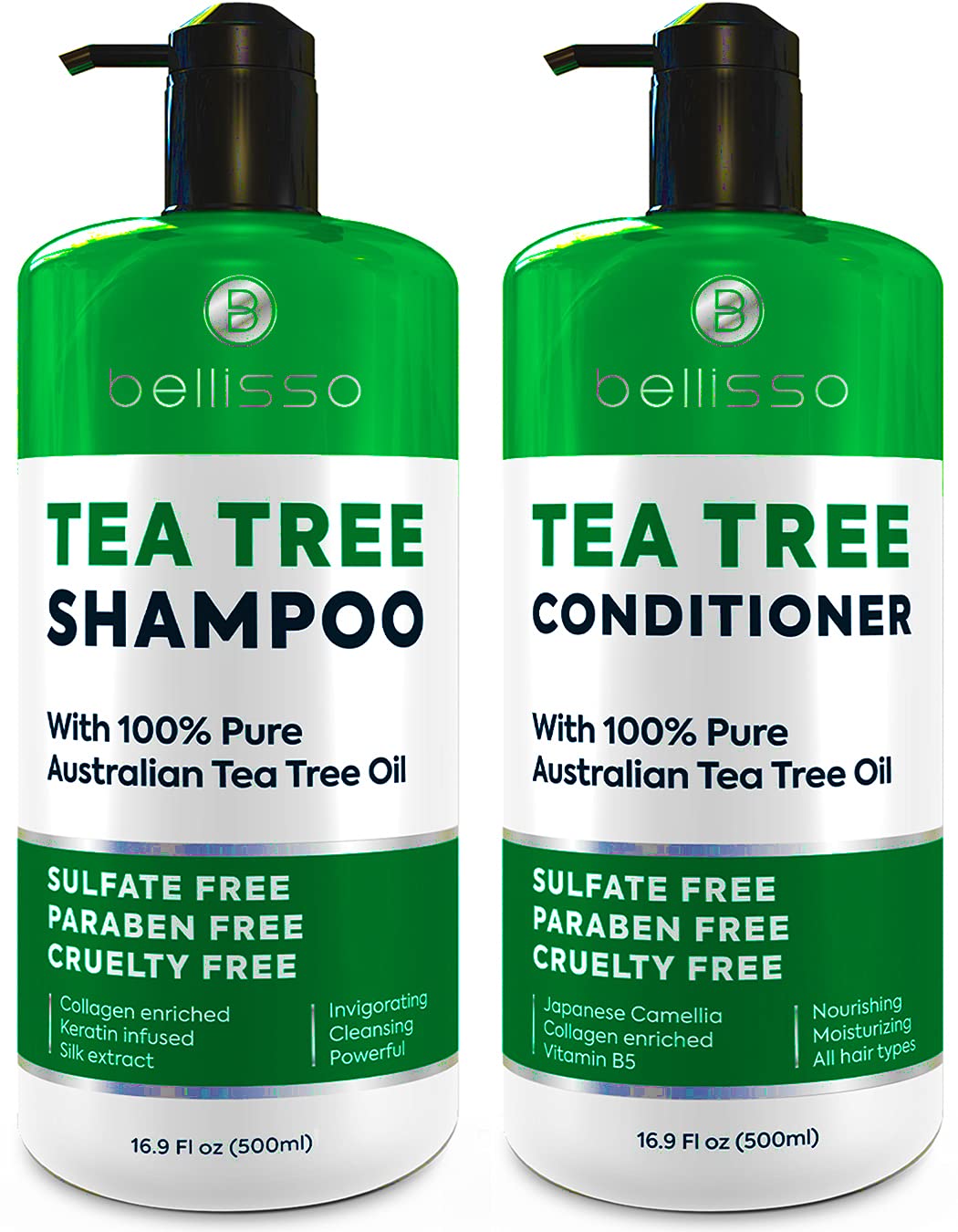 Tea Tree Oil Shampoo and Conditioner Set - Anti [...]