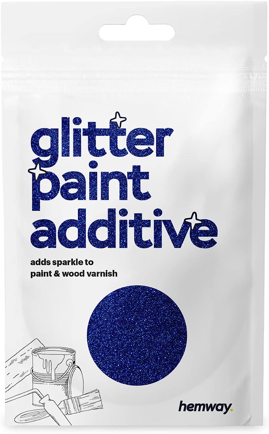 Hemway Glitter Paint Additive Sample - Sapphire Blue - [...]