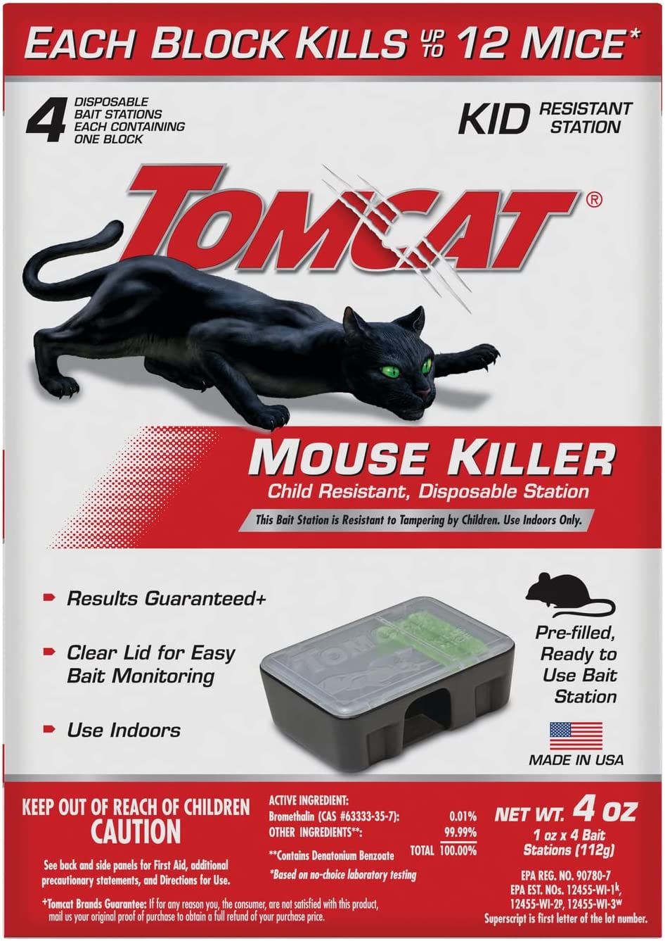 Tomcat Mouse Killer Child Resistant, Disposable [...]