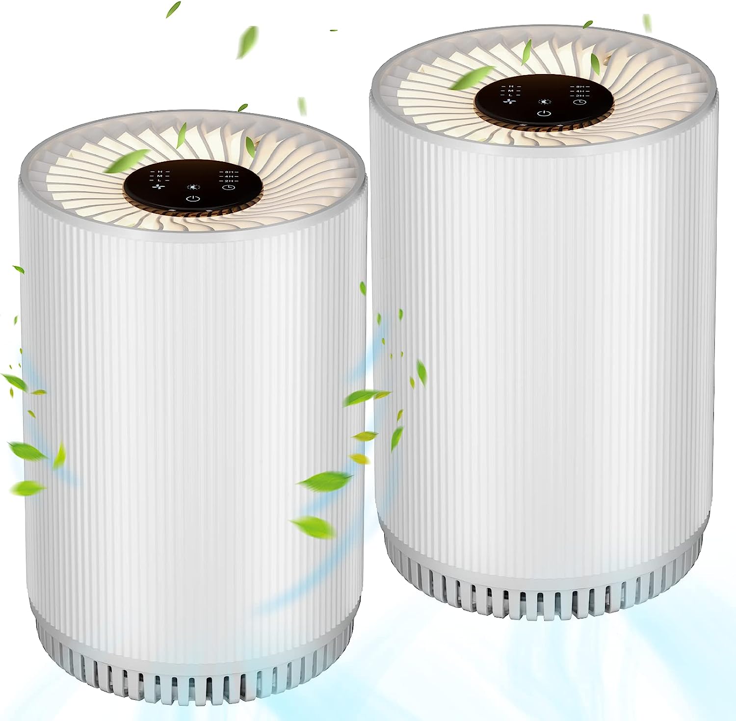 2Pack Druiap Air Purifiers for Home Bedroom up to [...]