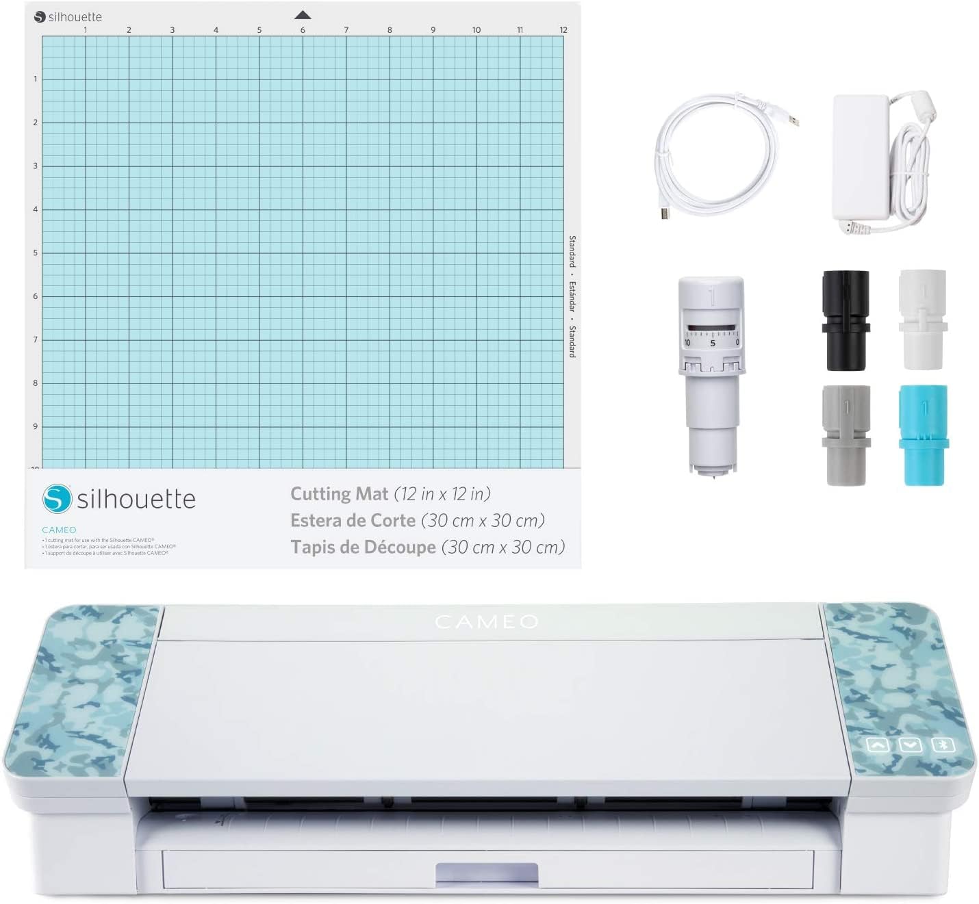 Silhouette Cameo 4 with Bluetooth, 12x12 Cutting Mat, [...]