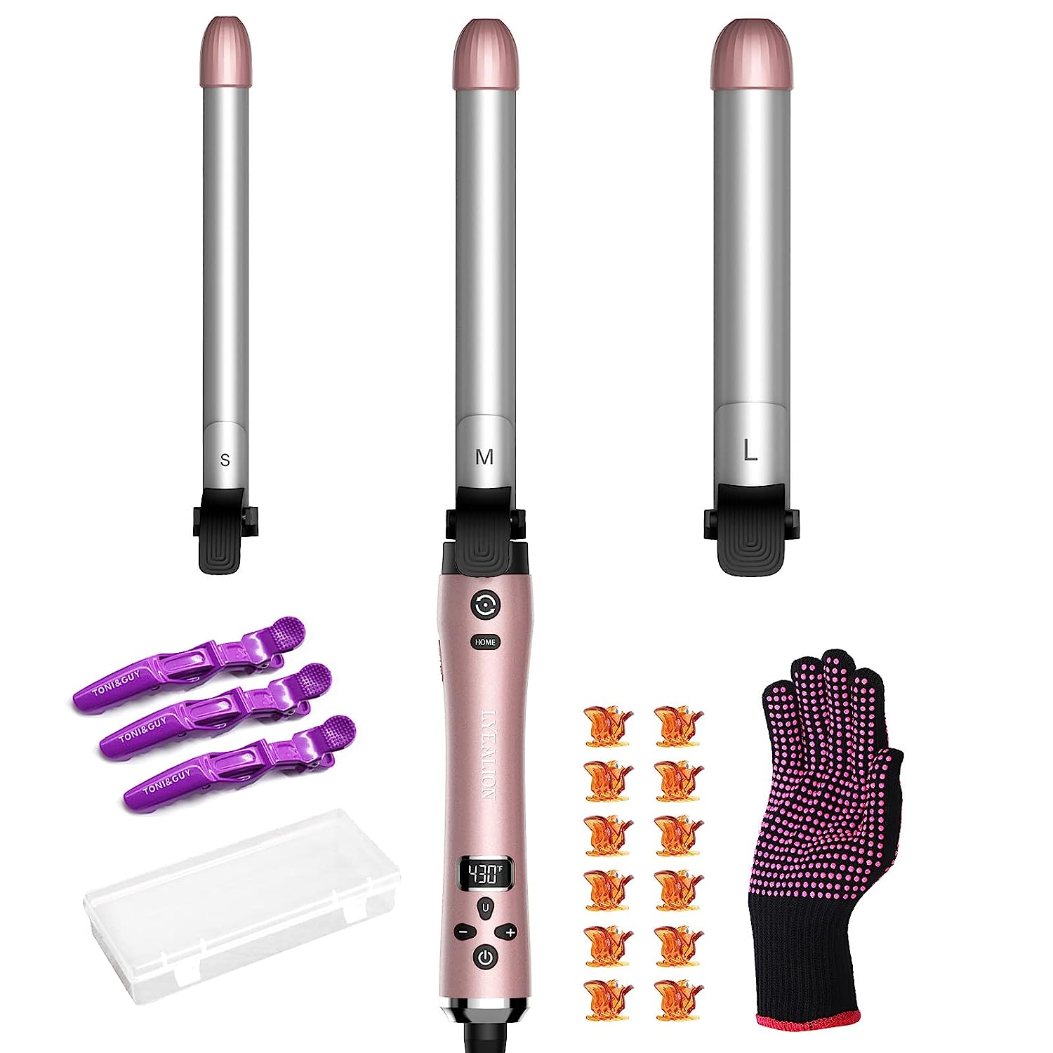 Automatic Hair Curling Wand-3 Interchangeable Heating [...]