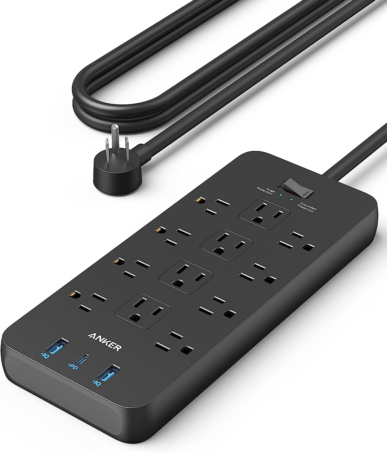 Anker Power Strip Surge Protector (2100J), 12 Outlets [...]