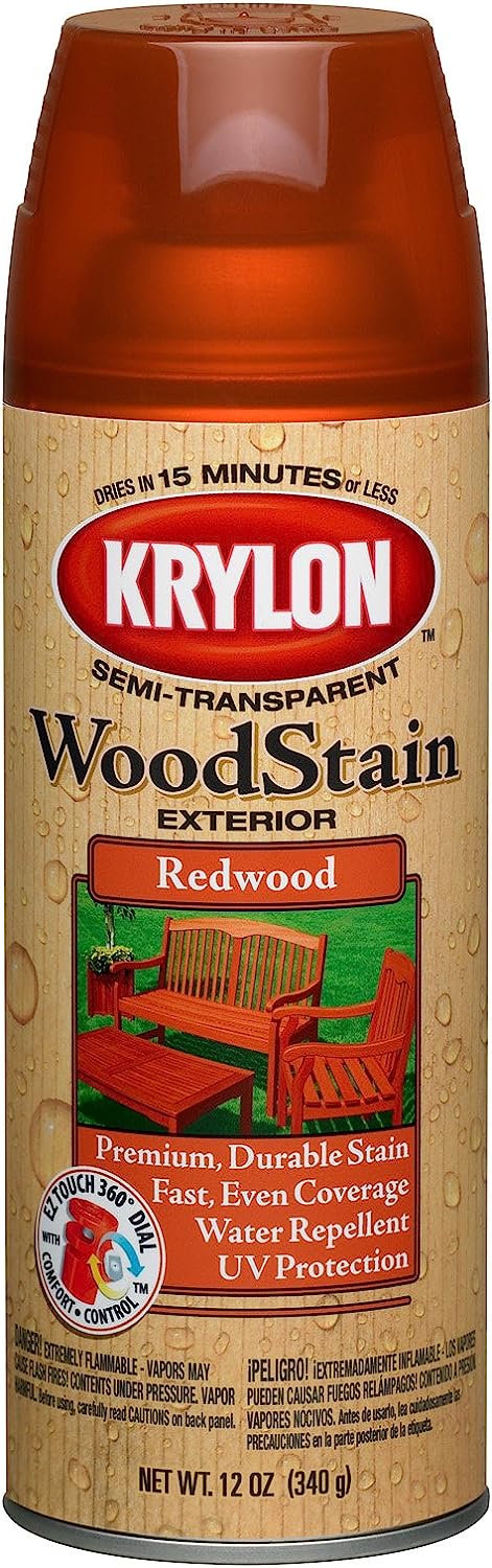 Krylon K03604000 Exterior Semi-Transparent Wood Stain, [...]