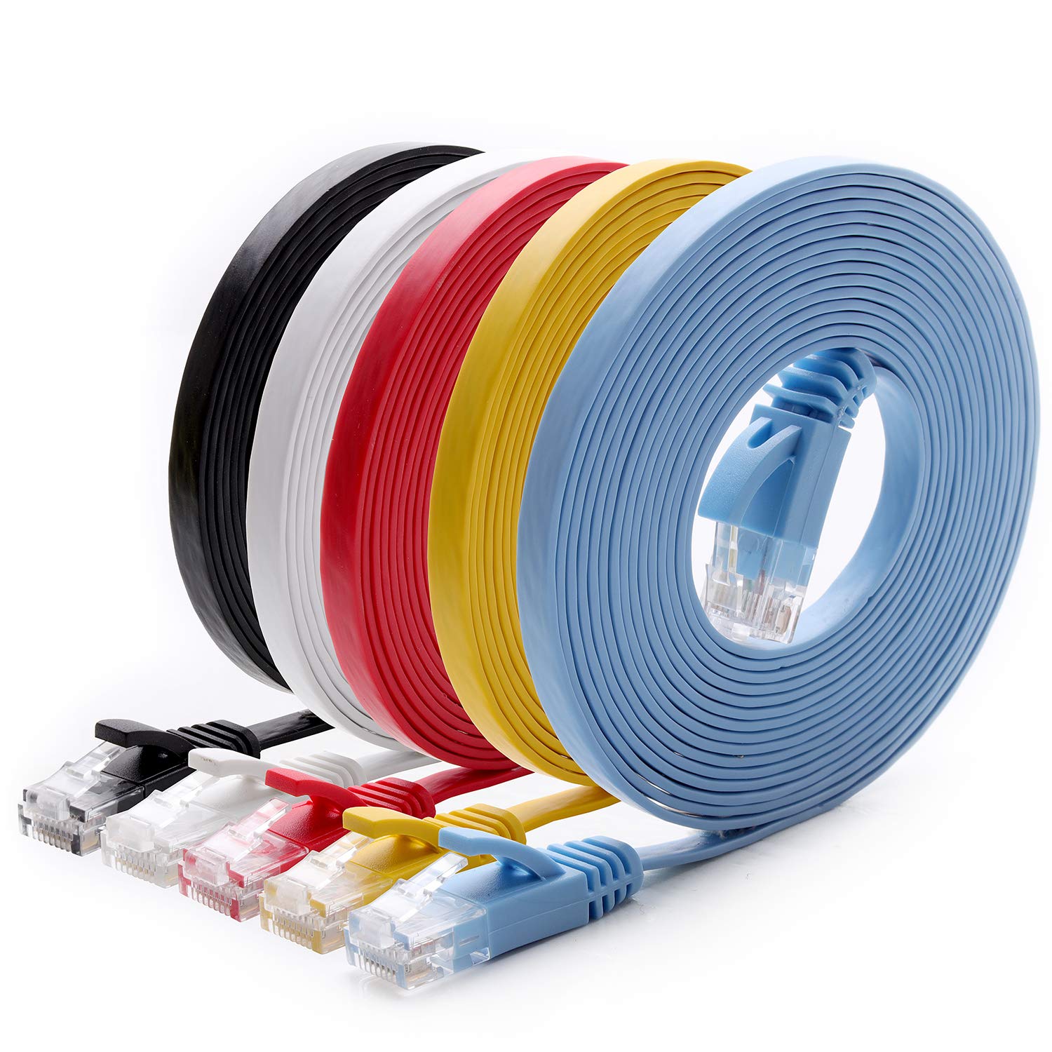Cat 6 Ethernet Cable 10 ft (5 Pack) (at a Cat5e Price [...]
